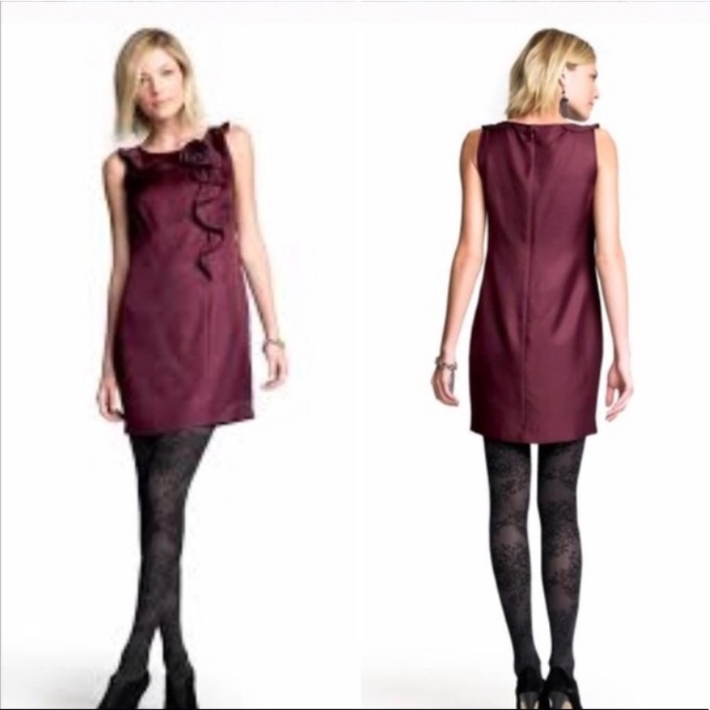 Banana Republic silk rosette dress